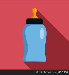 Bottle nipple icon. Flat illustration of bottle nipple vector icon for web design. Bottle nipple icon, flat style