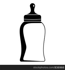 Bottle nipple icon. Simple illustration of bottle nipple vector icon for web design isolated on white background. Bottle nipple icon, simple style