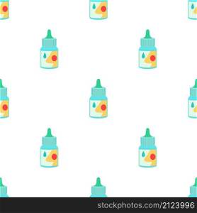 Bottle of nasal drops pattern seamless background texture repeat wallpaper geometric vector. Bottle of nasal drops pattern seamless vector