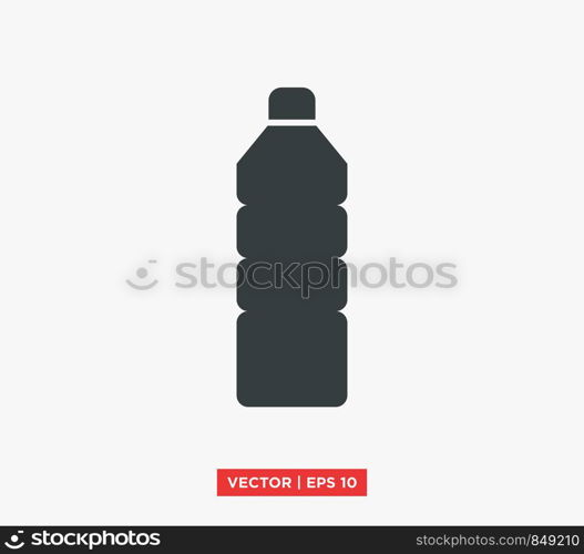 Bottle Of Water Icon Vector Illustration