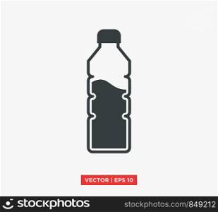 Bottle Of Water Icon Vector Illustration