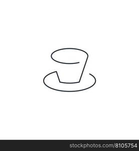 Bottle of wine line icon outline symbol Royalty Free Vector