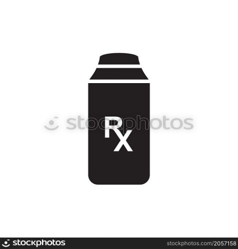 bottle pill icon vector design templates