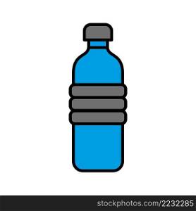 Bottle water drink icon vector sign and symbol on trendy design.
