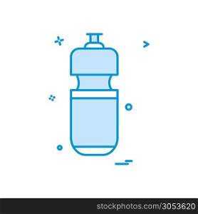 bottle water icon design vector