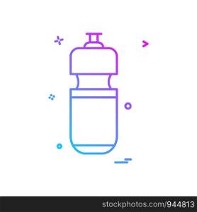 bottle water icon design vector