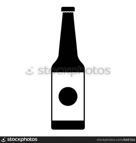 Bottle water icon. Simple illustration of bottle water vector icon for web. Bottle water icon, simple black style