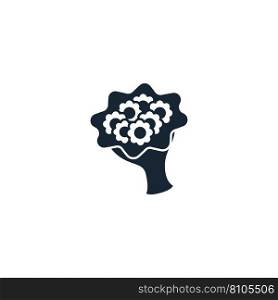 Bouquet creative icon from valentines day icons Vector Image