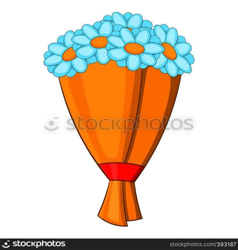 Bouquet of flowers icon. Cartoon illustration of bouquet of flowers vector icon for web design. Bouquet of flowers icon, cartoon style