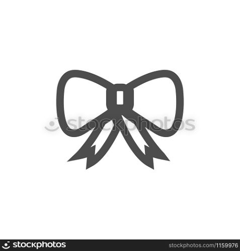 bow graphic design template vector isolated illustration. Bow graphic design template vector isolated