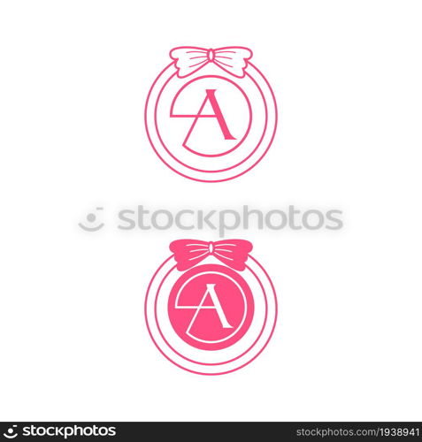 Bow Style Vector icon design illustration Template