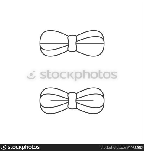 Bow Style Vector icon design illustration Template