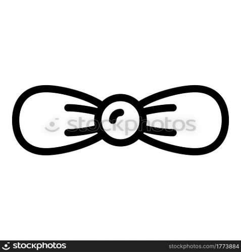 Bow tie icon. Outline Bow tie vector icon for web design isolated on white background. Bow tie icon, outline style