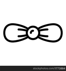 Bow tie icon. Outline Bow tie vector icon for web design isolated on white background. Bow tie icon, outline style