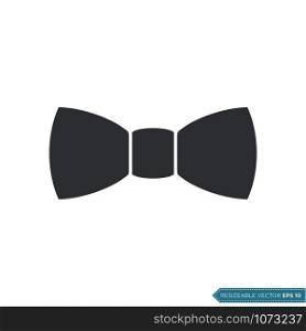 Bow Tie Icon Vector Template Flat Design