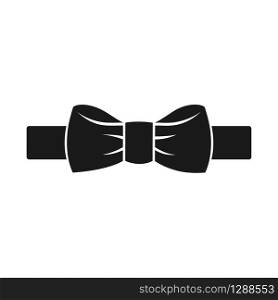 bow tie vector icon in trendy flat design