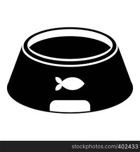 Bowl for animal icon. Simple illustration of bowl for animal vector icon for web design. Bowl for animal icon, simple style