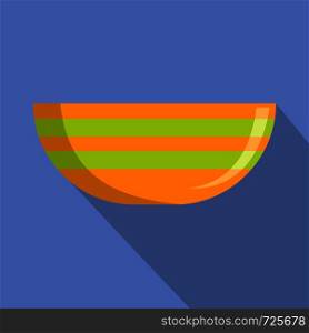 Bowl icon. Flat illustration of bowl vector icon for web. Bowl icon, flat style