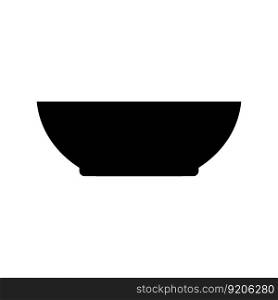 bowl icon vector illustration logo design
