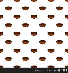 Bowl pattern. Cartoon illustration of bowl vector pattern for web. Bowl pattern, cartoon style