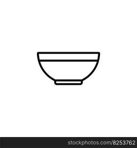 bowl vector icon illustration simple design