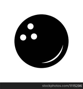 Bowling Ball icon vector design templates on white background