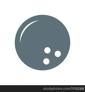 Bowling Ball icon vector design templates on white background