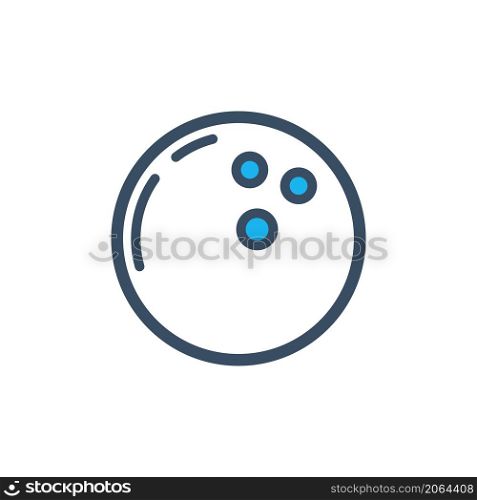 bowling ball icon vector illustration