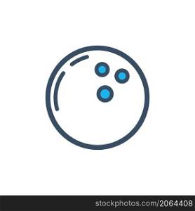 bowling ball icon vector illustration