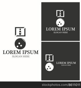 Bowling Icon And Symbol Vector Template