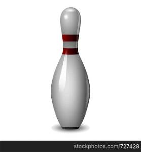 Bowling icon. Realistic illustration of bowling vector icon for web. Bowling icon, realistic style