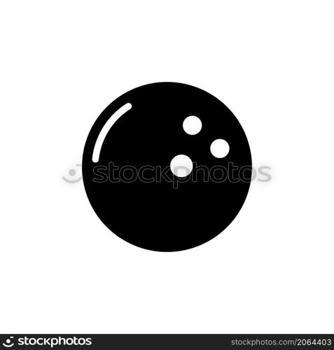 bowling icon vector flat style
