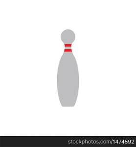 bowling pin vector icon illustration design template