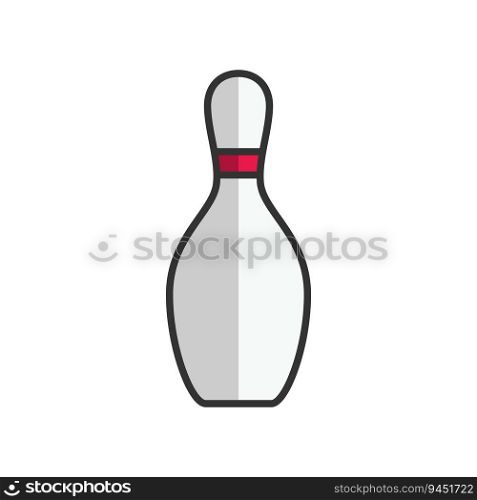 Bowling Striking Victory icon vector design templates simple and elegant concept