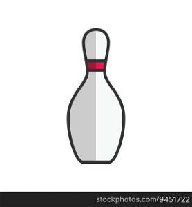 Bowling Striking Victory icon vector design templates simple and elegant concept