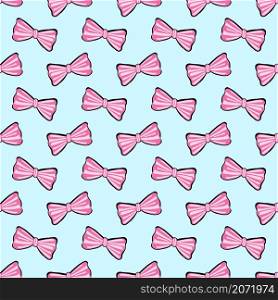 Bows or bow tie. Pop-art pattern. Delicate blue pattern. Summer design. TREND COLORS.. Bows or bow tie. Pop-art pattern. Delicate blue pattern. Summer design. TREND COLORS