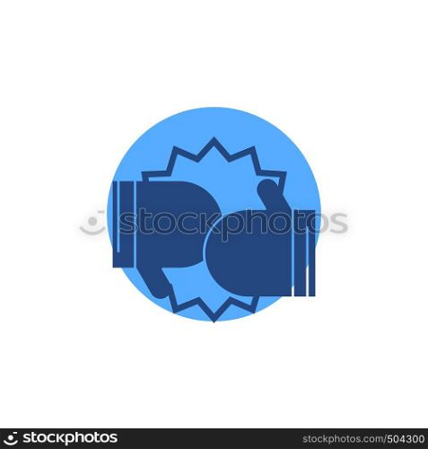 Box, boxing, competition, fight, gloves Glyph Icon.. Vector EPS10 Abstract Template background