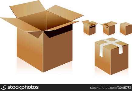 Box Combination with open box,close and banded box