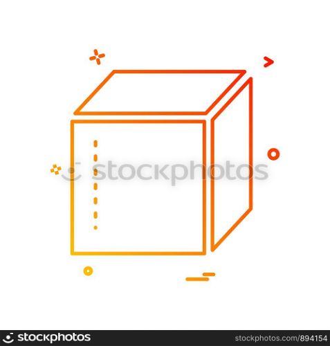 box delivery closed icon vector design