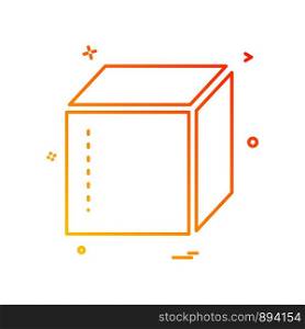 box delivery closed icon vector design