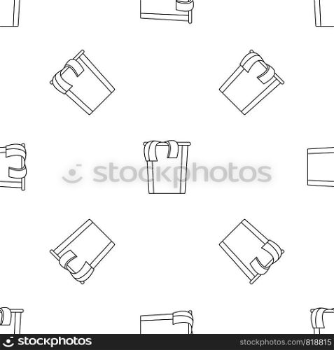 Box dirt clothes icon. Outline illustration of box dirt clothes vector icon for web design isolated on white background. Box dirt clothes icon, outline style