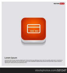 box icon Orange Abstract Web Button - Free vector icon