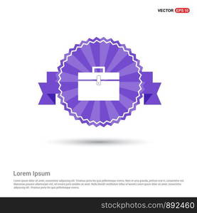 box icon - Purple Ribbon banner