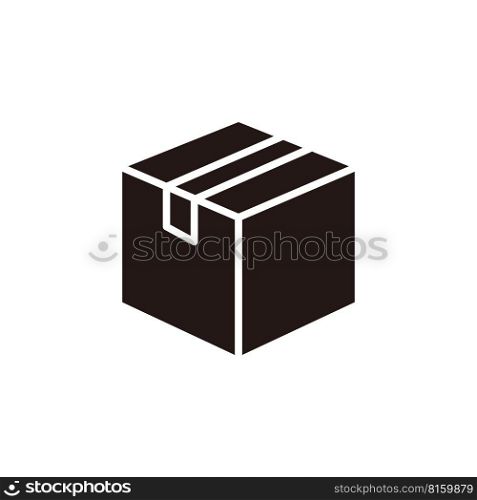 Box icon symbol design templates on white background