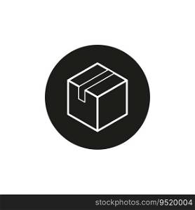 Box icon. Vector illustration. EPS 10. Stock image.. Box icon. Vector illustration. EPS 10.