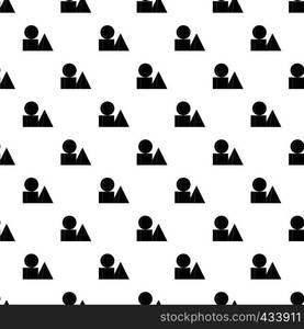 Box of bricks pattern seamless in simple style vector illustration. Box of bricks pattern vector