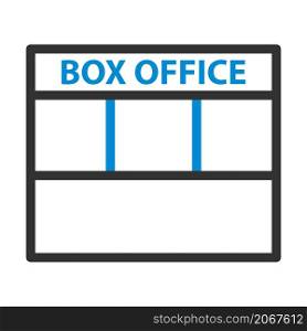 Box Office Icon. Editable Bold Outline With Color Fill Design. Vector Illustration.
