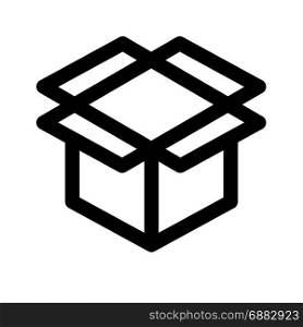 box open, icon on isolated background