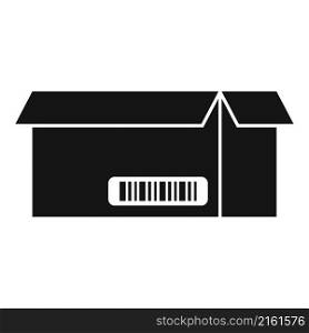 Box tool icon simple vector. Carton box. Delivery package. Box tool icon simple vector. Carton box