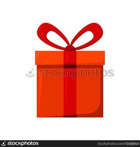 box with a gift, with a red ribbon. box with a gift, with red ribbon